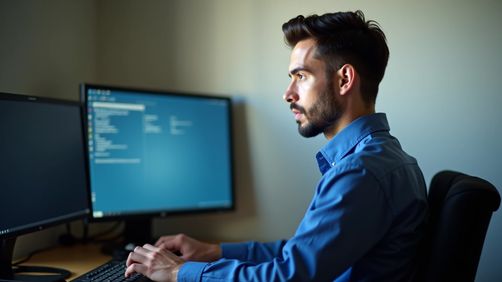 Técnico realizando diagnóstico remoto