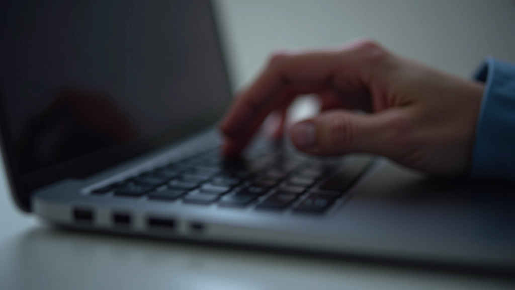 Teclado de laptop con tecla de reinicio destacada, mostrando acceso a opciones de arranque