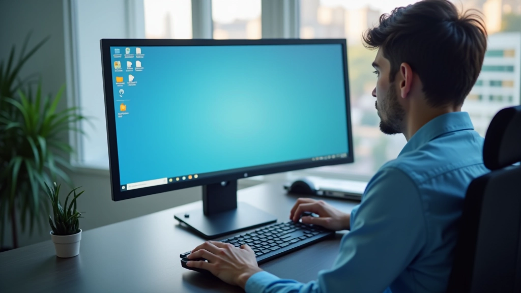 Manos escribiendo ruta temporal en la barra de direcciones del Explorador de Windows