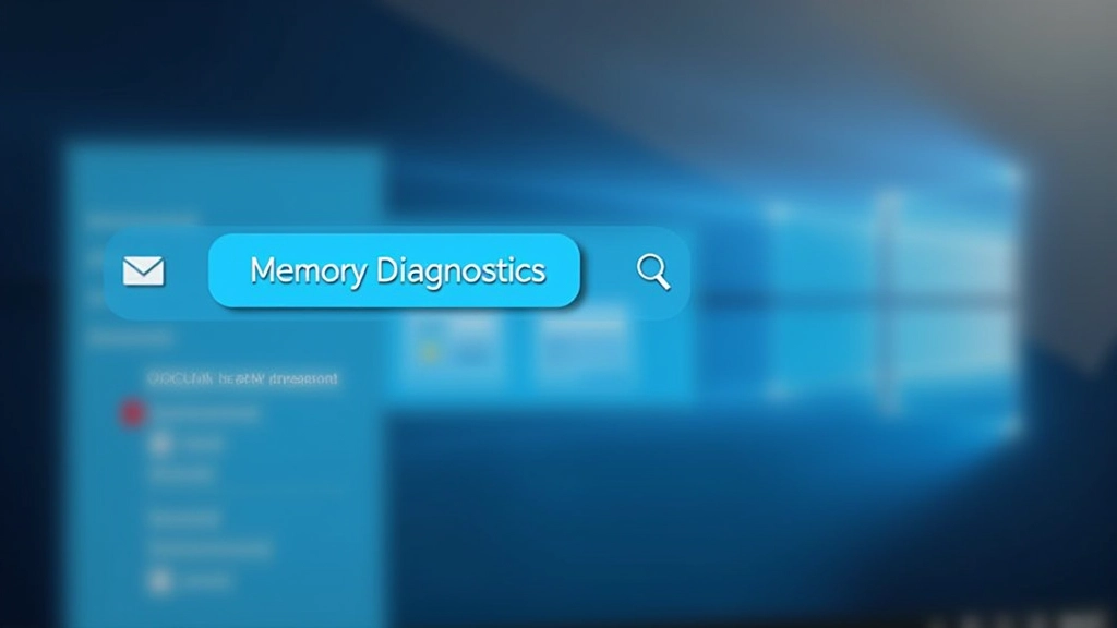 Búsqueda de Diagnóstico de Memoria en el menú Inicio de Windows 11